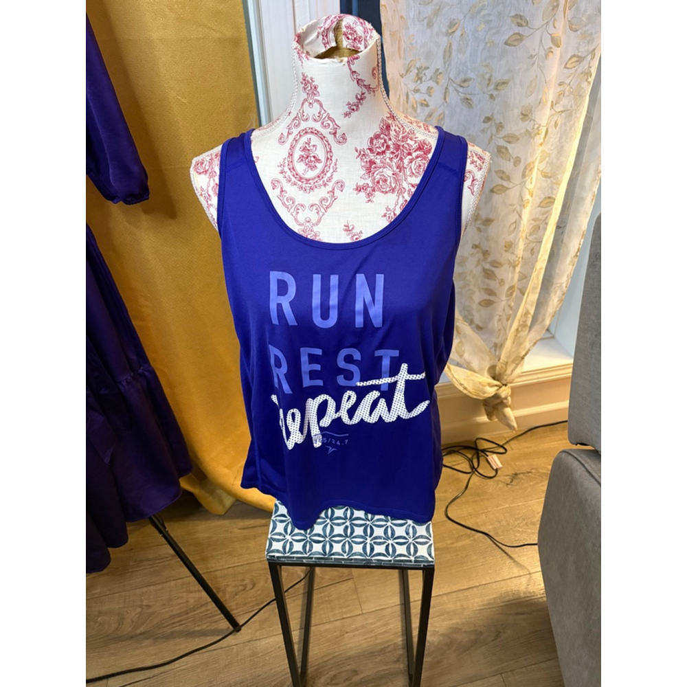 Old Navy Purple Running Tank Top Racerback Athletic Workout Size XXL